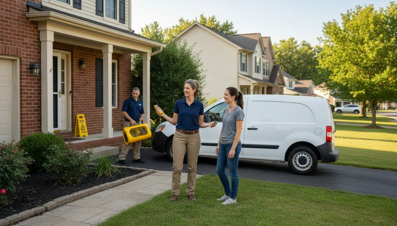 Water restoration image for Home Water Damage Repair in Stinesville, IN